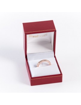 Estuche de polipiel para anillo sortija