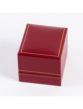 Estuche de polipiel para anillo sortija