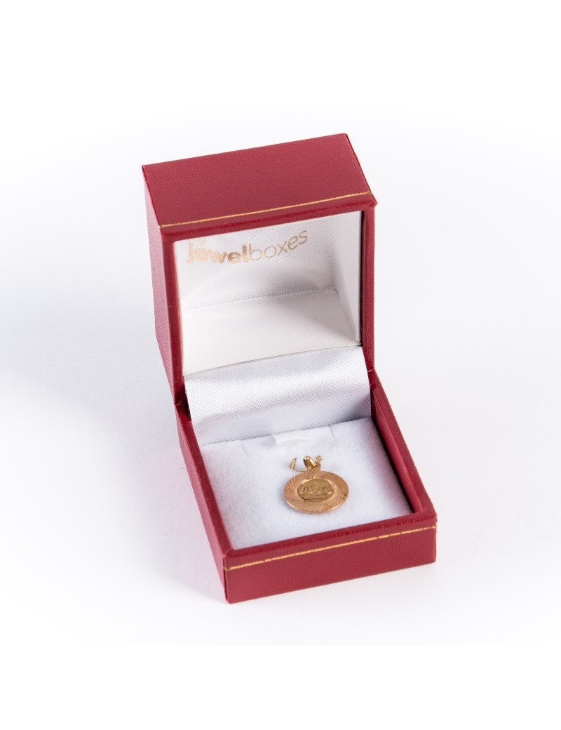 Estuche de polipiel para colgante medalla