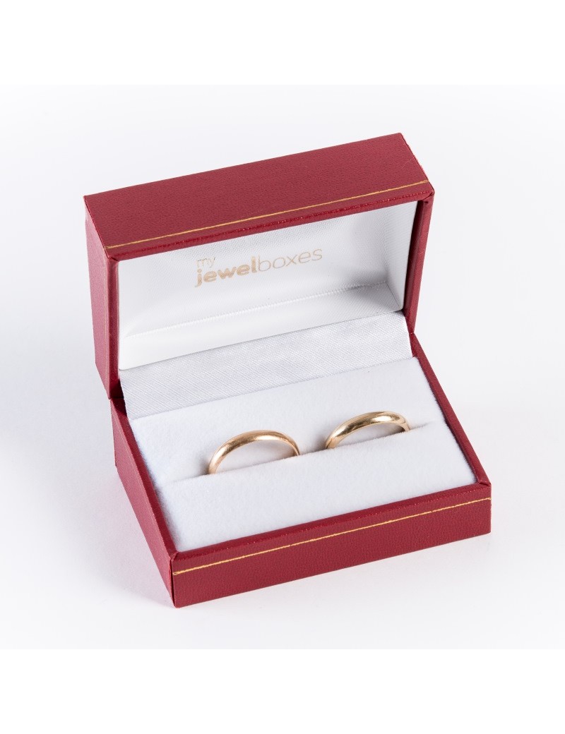 Estuche de polipiel para alianzas