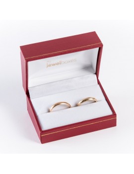 Estuche de polipiel para alianzas