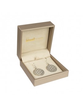 Estuche forrado Polipiel para pendientes