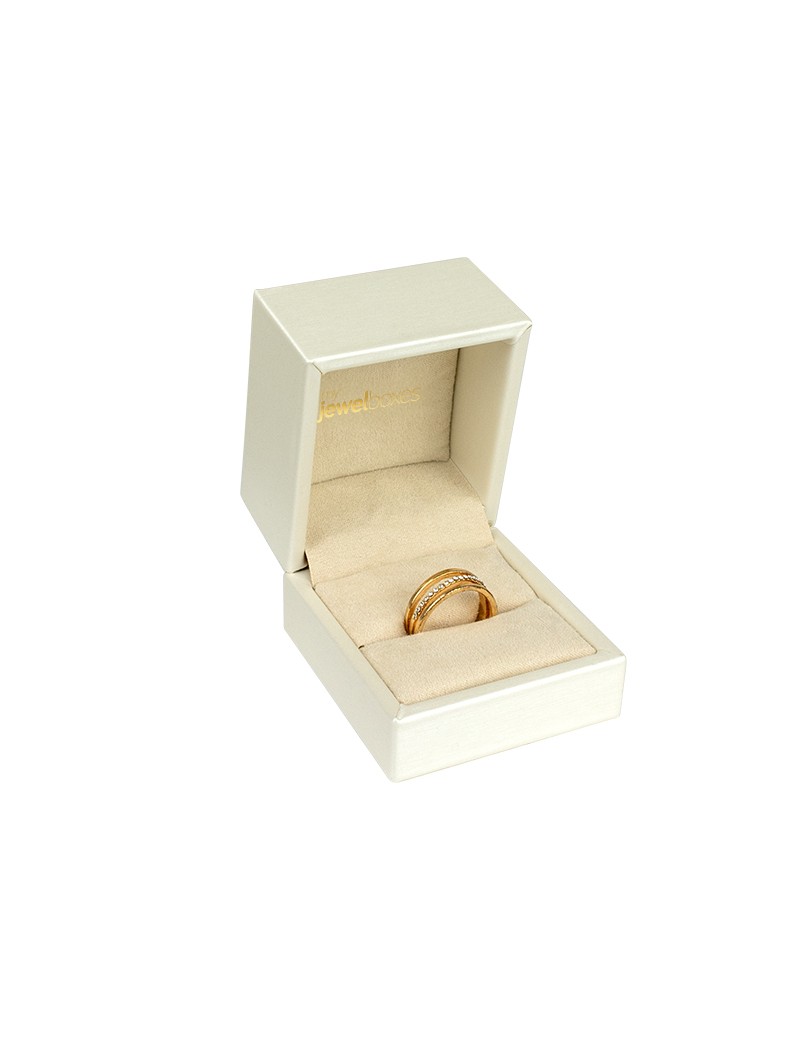 Estuche forrado polipiel para Anillo Sortija