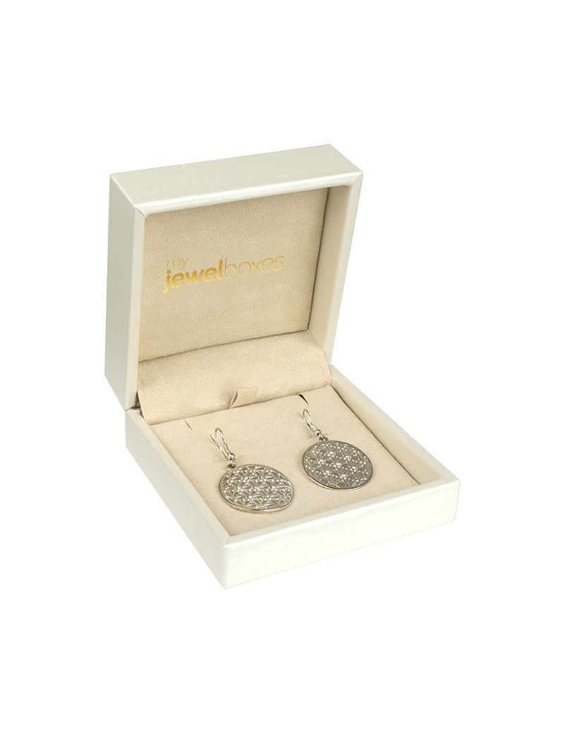 Estuche forrado Polipiel para pendientes