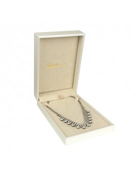 Estuche forrado polipiel para collar gargantilla