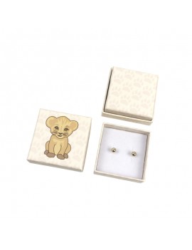 Caja de carton infantil para pendientes