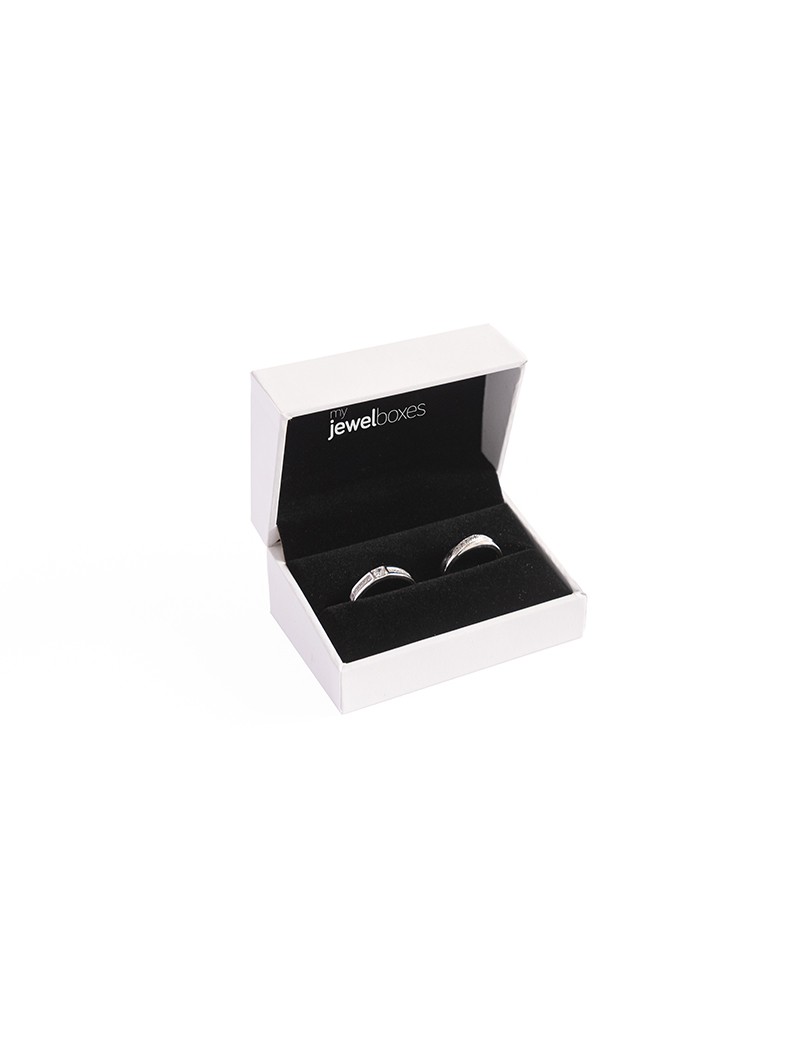 Estuche de polipiel para alianzas