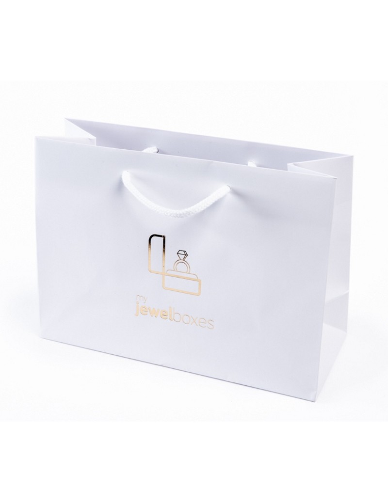 Bolsa de papel mate para joyeria bisuteria relojeria y joyas BPM250B