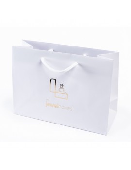 Bolsa de papel mate para joyeria bisuteria relojeria y joyas BPM250B