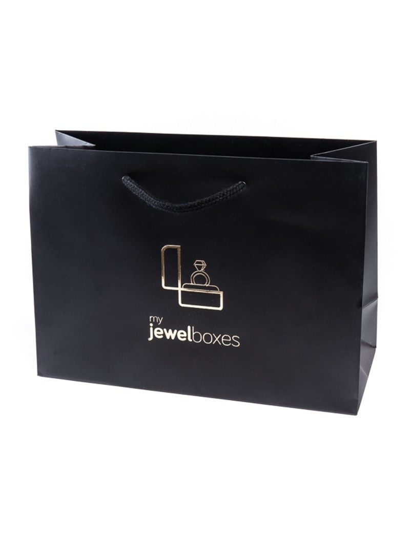 Bolsa de papel mate para joyeria bisuteria relojeria y joyas BPM250N
