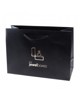 Bolsa de papel mate para joyeria bisuteria relojeria y joyas BPM250N