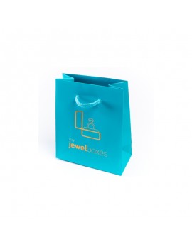 Bolsa de papel mate para joyeria bisuteria relojeria y joyas BPM120T