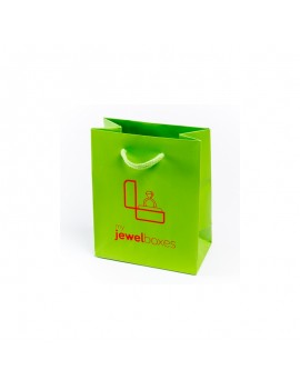 Bolsa de papel mate para joyeria bisuteria relojeria y joyas BPM120V