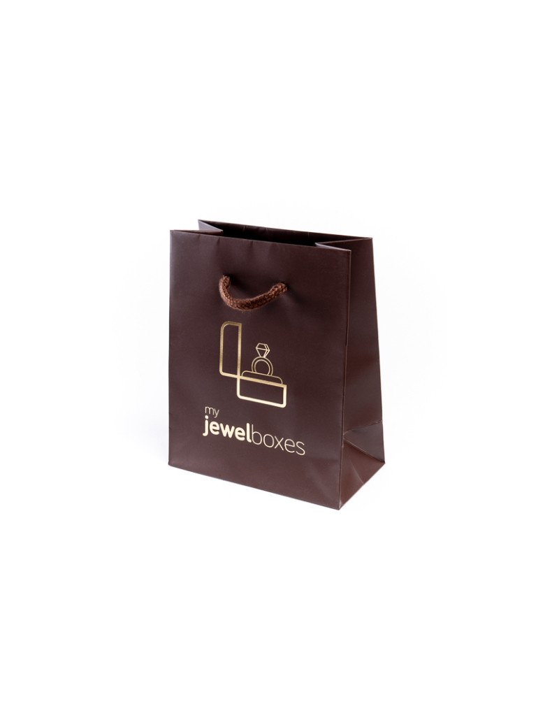 Bolsa de papel mate para joyeria bisuteria relojeria y joyas BPM120A