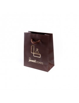 Bolsa de papel mate para joyeria bisuteria relojeria y joyas BPM120A