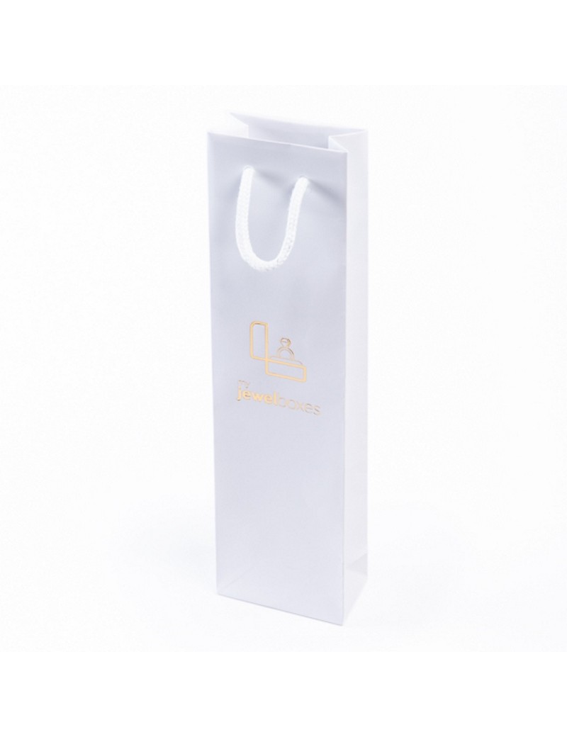 Bolsa de papel mate para joyeria bisuteria relojeria y joyas BPM300B/B