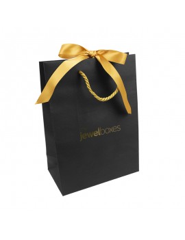 Bolsa de papel cartón para joyeria bisuteria relojeria y joyas BPM180N