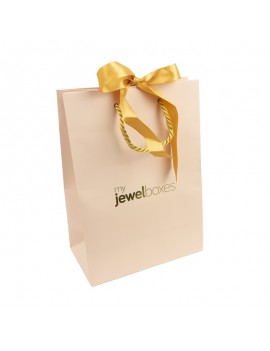 Bolsa de papel cartón para joyeria bisuteria relojeria y joyas BPM180R