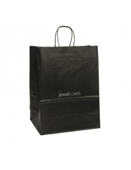 Bolsa de papel cartón para joyeria bisuteria relojeria y joyas BPB420N/CL