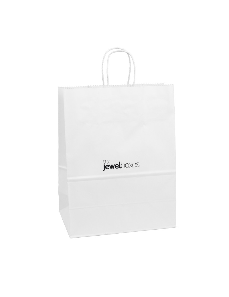 Bolsa de papel cartón para joyeria bisuteria relojeria y joyas BPB420B/CL