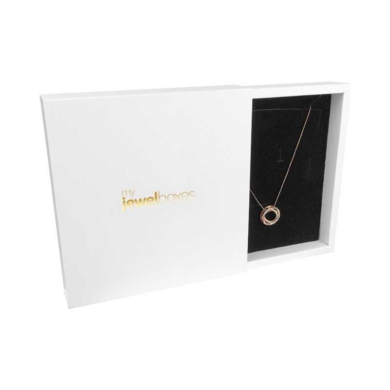 Caja joyeria COLLAR O CONJUNTO 180x180x33 mm. KEN4B