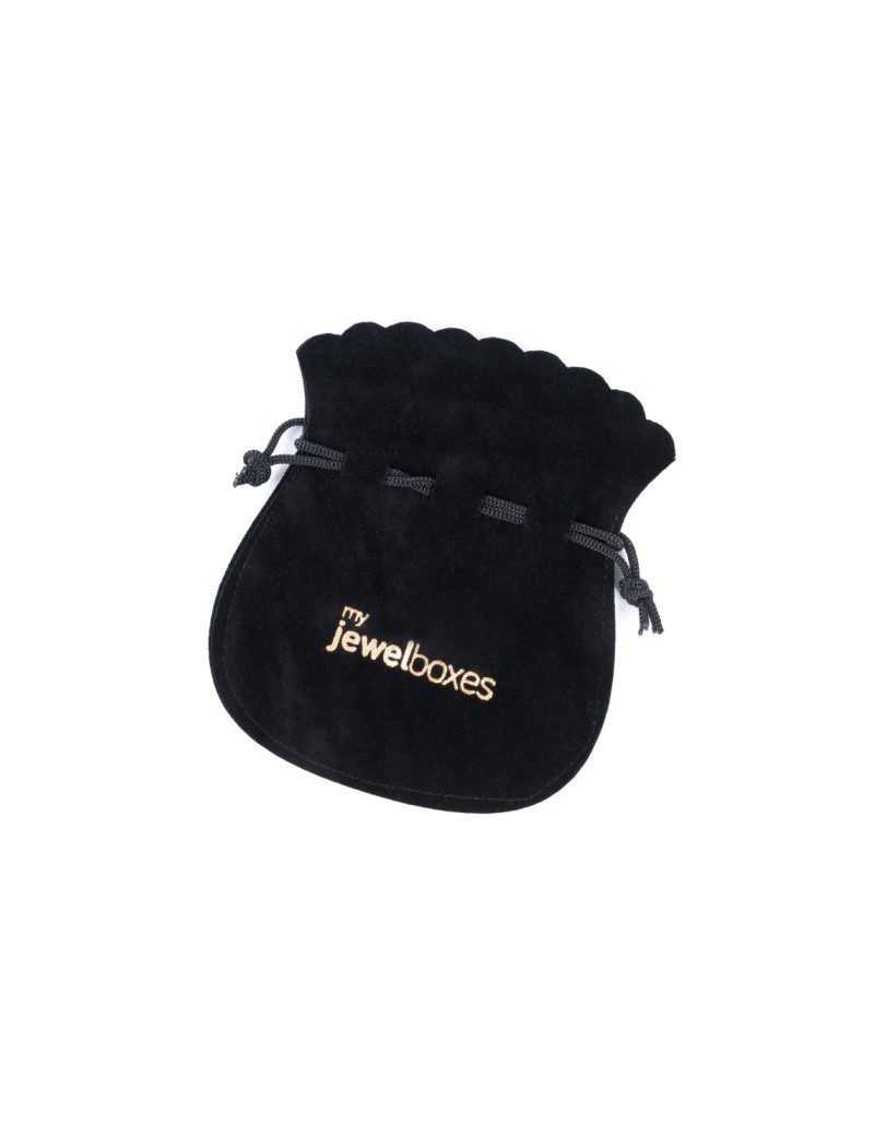 Bolsa Antelina para joyas con 
 Cordón personalizada BAN11