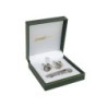 Jewellery Box for Cufflink and tie-clip sets 87×91×30 mm - DEN4GS-V