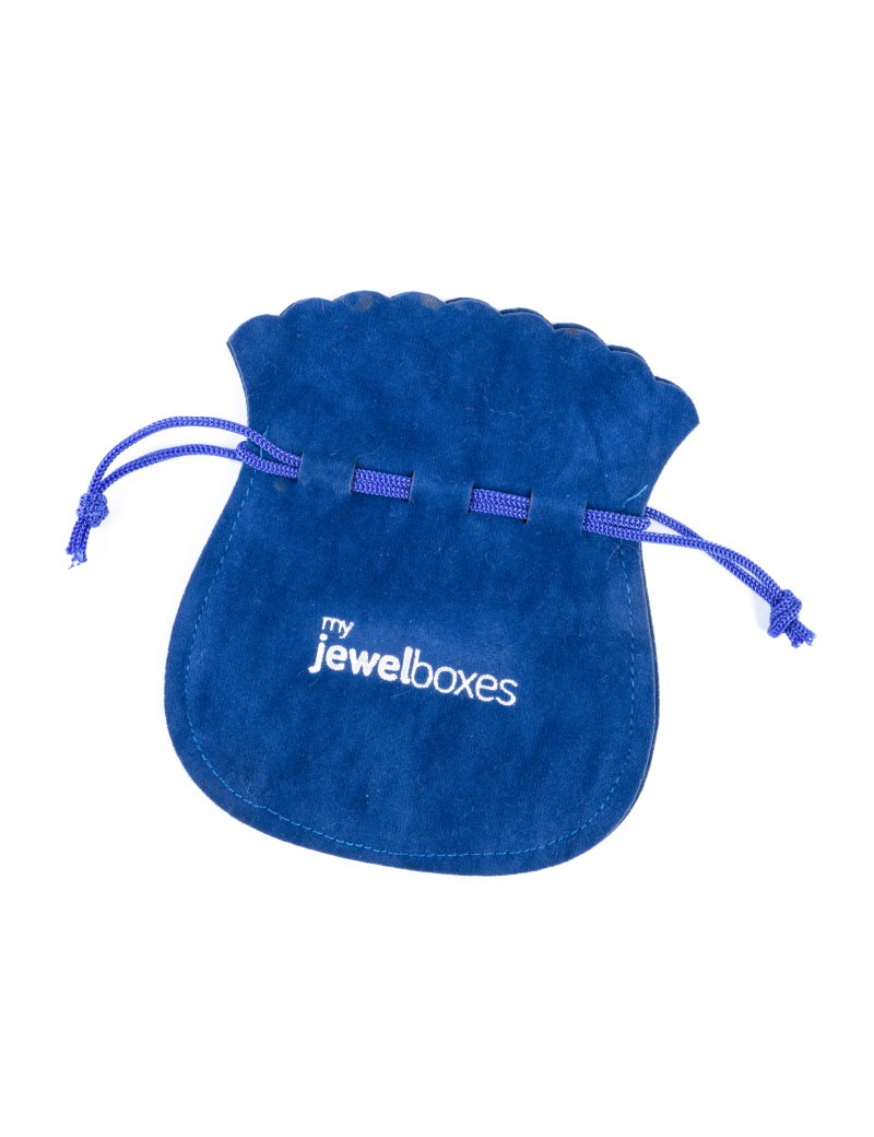 Bolsa antelina para joyería personalizada con cierre de cordón BAN14