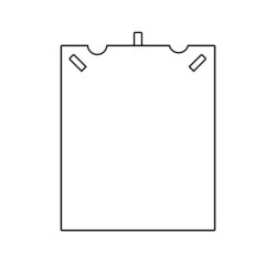 Astuccio per medaglie con cordoncino 155×110×50 mm - DEN6MC-V