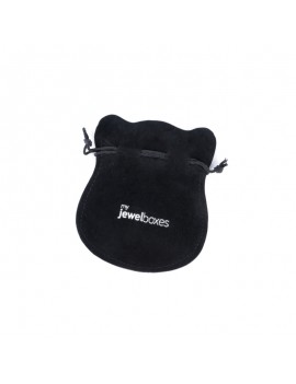 Bolsa antelina para joyas personalizada con cordón BAN41N