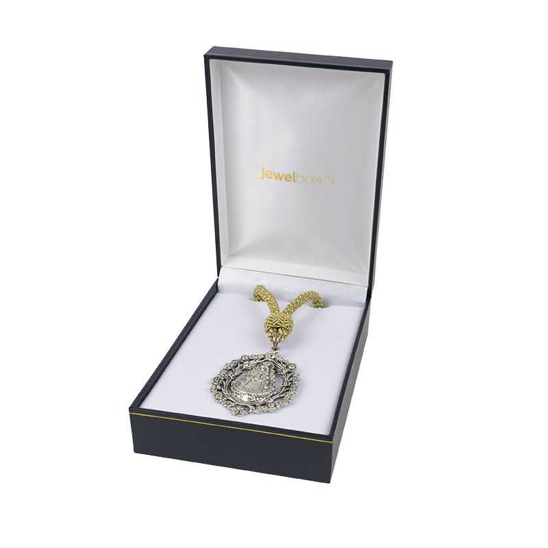 Jewellery Box for Medals with cord 155×110×50 mm - DEN6MC-AZ