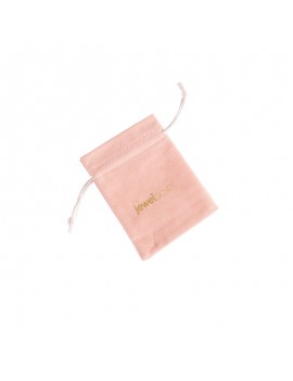 Bolsa antelina para joyas personalizada con cordón BAN52R