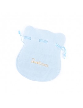 Bolsa antelina para joyas personalizada con cordón BAN42AB