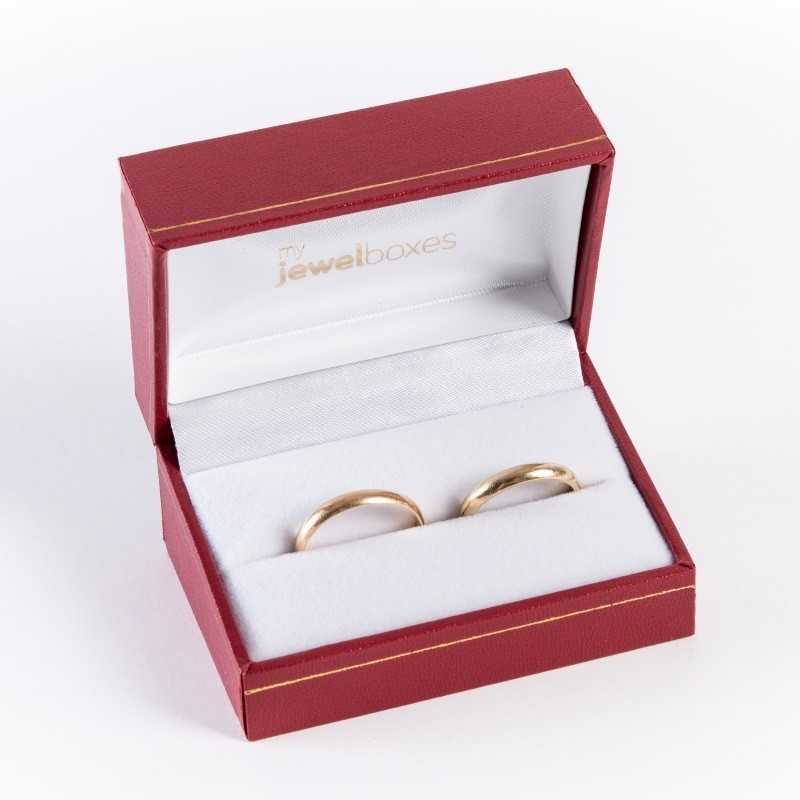 Estuche Joyeria Polipiel ALIANZAS 74x48x40 mm DEN5A-RJ