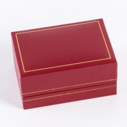 Astuccio per fedi nuziali 74×48×40 mm - DEN5A-RJ | MyJewelBoxes
