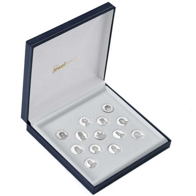 Jewellery Box for Wedding arras coins 162×162×37 mm - DEN8ARR-AZ