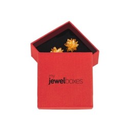 Boîte pour boucles d'oreilles 50×50×23 mm - WAS0-R | MyJewelBoxes