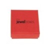 Boîte pour boucles d'oreilles 50×50×23 mm - WAS0-R | MyJewelBoxes