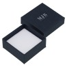 Oorbellendoosje 50×50×23 mm - WAS0-A, blauw, open, zilverkleurig MyJewelBoxes-logo