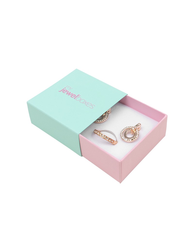 Caja de cartón para conjuntos y colgantes