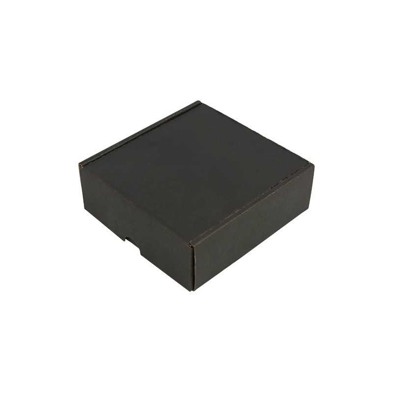 Shipping Box 130x130x45 Black Plain | MyJewelBoxes