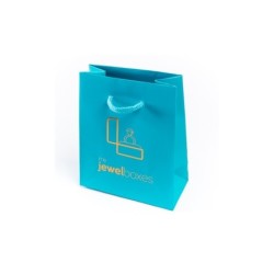 Matte Paper Bag 120x150x65 Turquoise | MyJewelBoxes