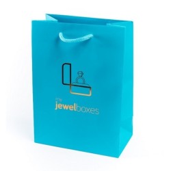 Matte Paper Bag 180x250x100 Turquoise | MyJewelBoxes