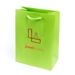 Shopper Carta Opaca 180x250x100 Verde | MyJewelBoxes