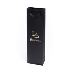 Matte Paper Bag 300x80x45 Black | MyJewelBoxes