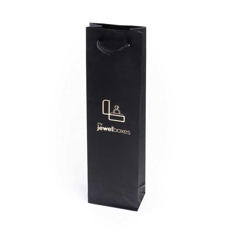 Sac Papier Mat 300x80x45 Noir | MyJewelBoxes