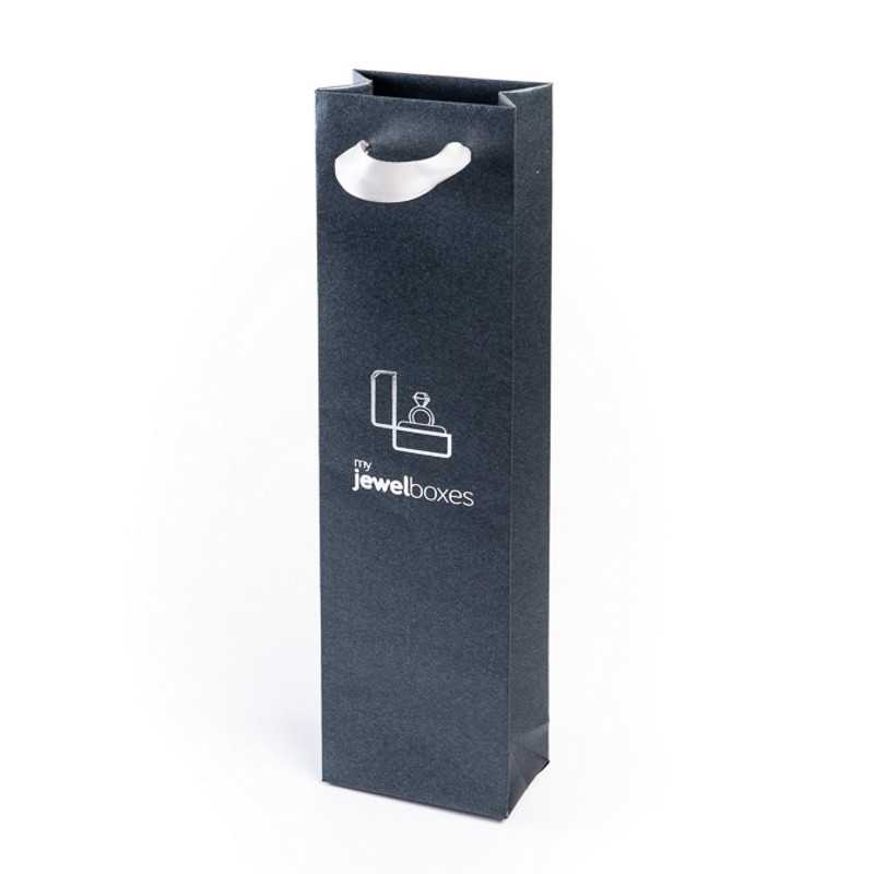 Satin Handle Bag 300x80x45 Grey | MyJewelBoxes