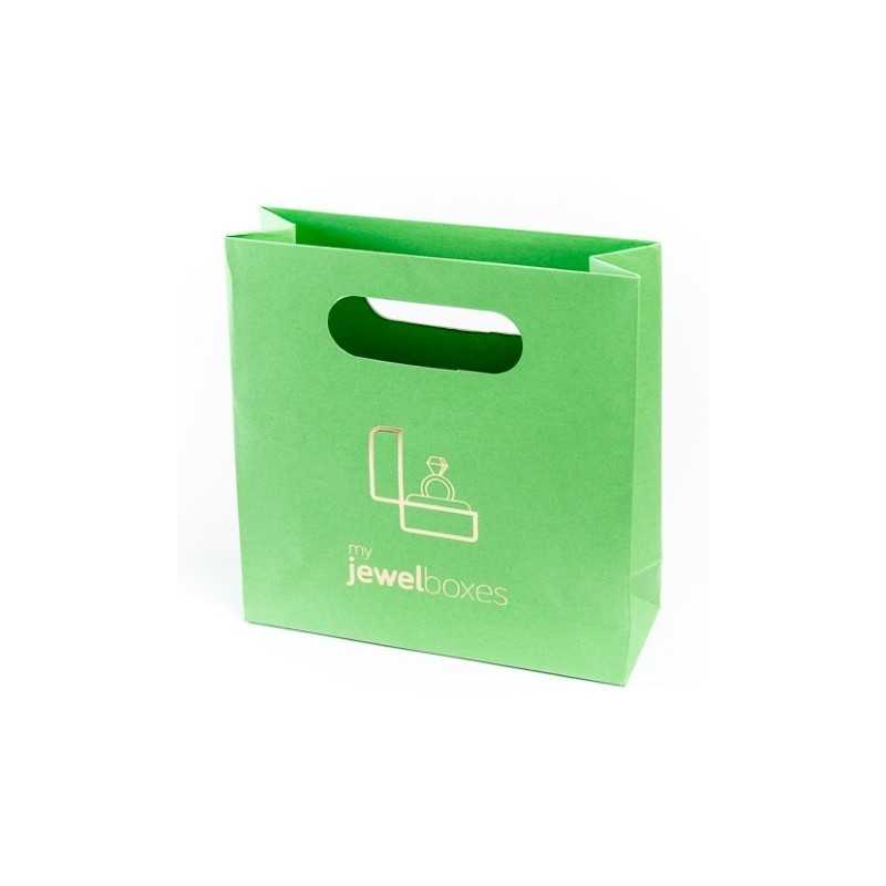 Die-cut Bag 170x170x60 Green | MyJewelBoxes