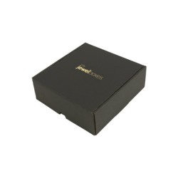 Shipping Box 175x175x60 Black Printed | MyJewelBoxes