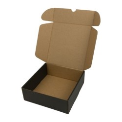 Boîte Expédition 175x175x60 Noir Avec Logo | MyJewelBoxes